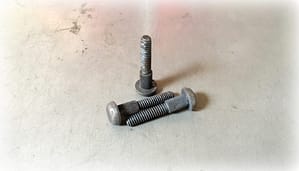 Custom Knurled Shoulder Bolts - 41L40 Material With Zinc & Clear Finish